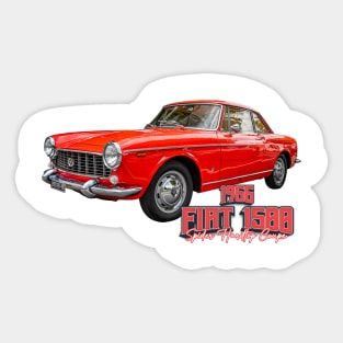 1966 Fiat 1500 Spider Hardtop Coupe Sticker